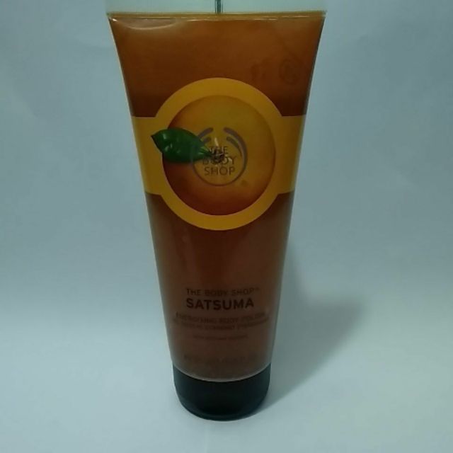 THE BODY SHOP Satsuma ( Energizing Body Polish ) With Satsuma Essence Shopee Philippines