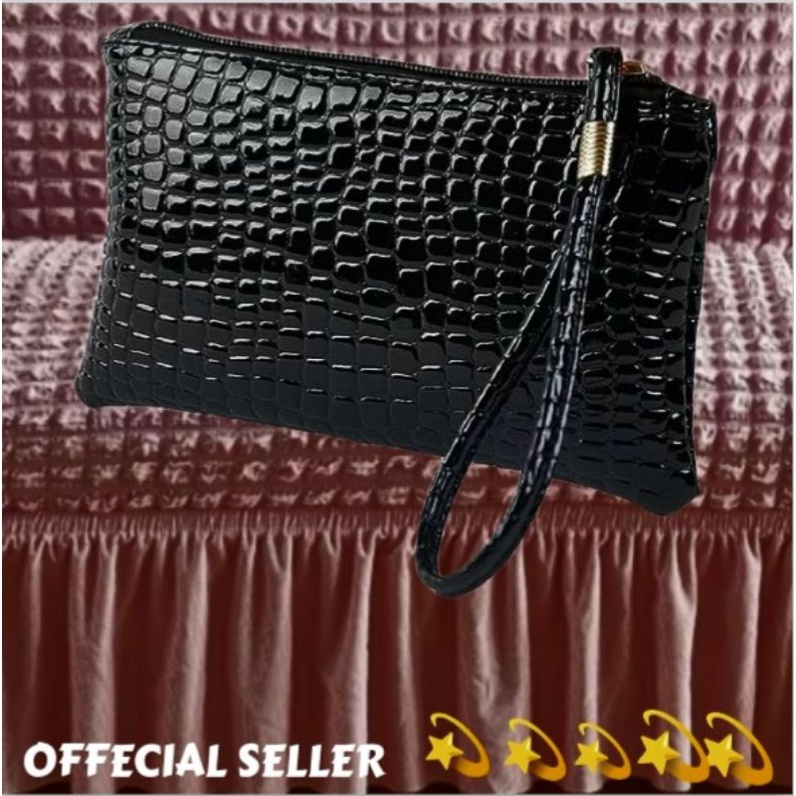 LOVELY WALLET WOMAN COIN CROILE GRAIN HANDBAG CLUTCH PENCIL CASE VM008