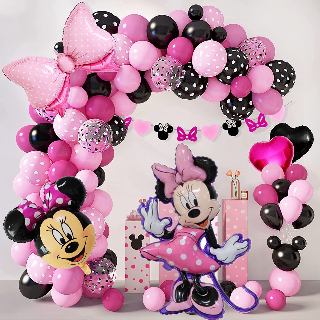 Mickey Minnie Mouse Balloons Disney Cartoon Mickey Mouse Foil Balloon