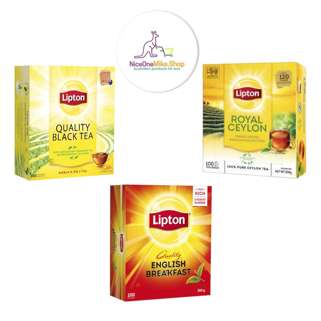 Lipton Tea Quality/Ceylon/English 100 tea bags 200g Shopee Philippines