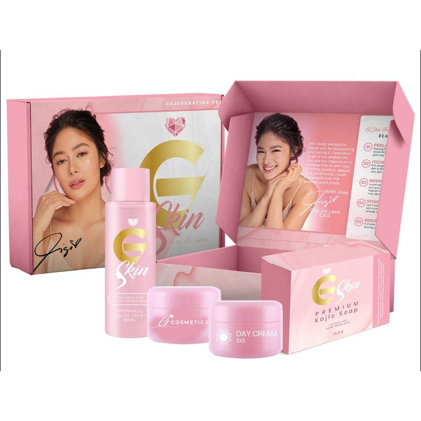 G Cosmetics Rejuvenating Set by Gigi De Lana Show off that brighter