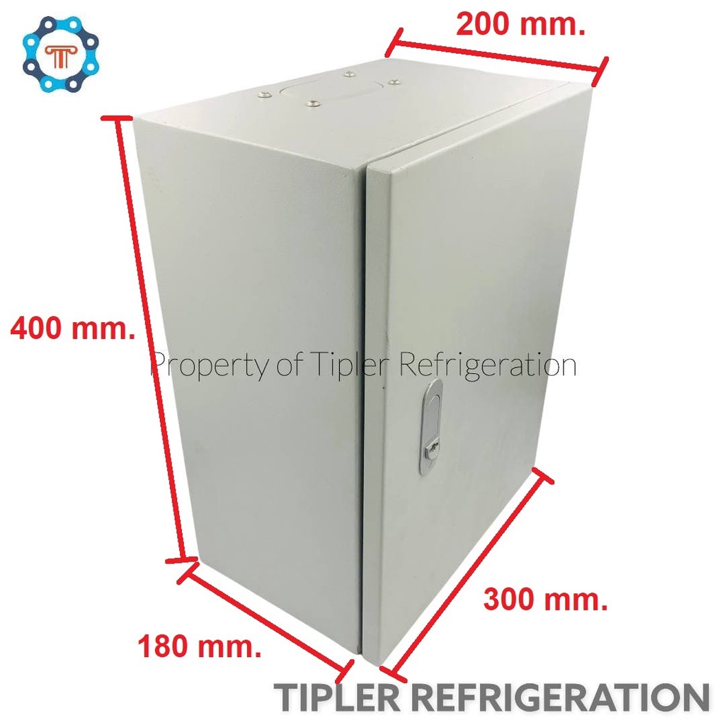 Metal Enclosure Control Panel Box (300mm x 200mm x 400mm) Shopee
