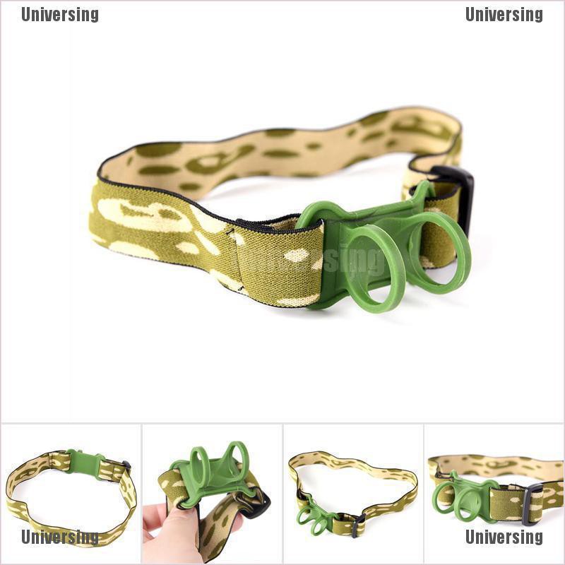 Universing Head Strap Headband For 18650 Headlight Flashlight Lamp