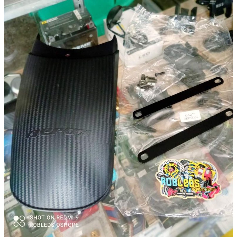 AEROX V1/V2 FRONT FENDER EXTENDER EXTENSION with Bracket and Screws