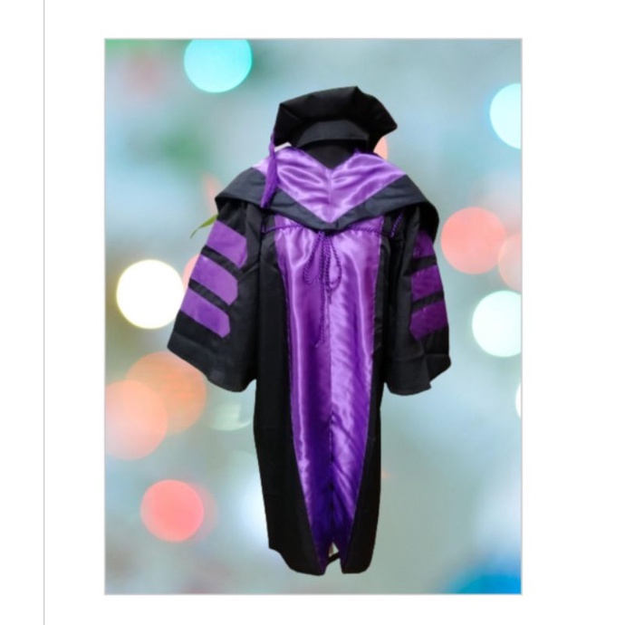 Full Set CEU Dentistry Purple Graduation Toga For Sale Shopee Philippines