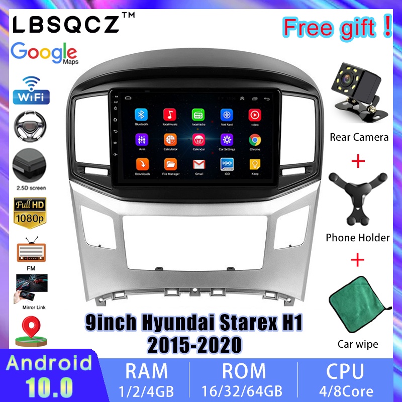 LBSQCZ 9inch 2.5D Screen Android 10 For Hyundai Starex H1 20152020 Car