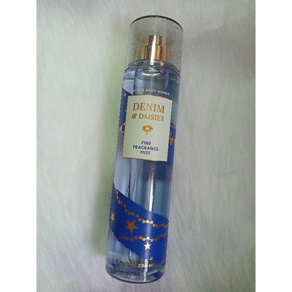 Bath & Body Works Denim & Daisies Fine Fragrance Mist 236ml Shopee