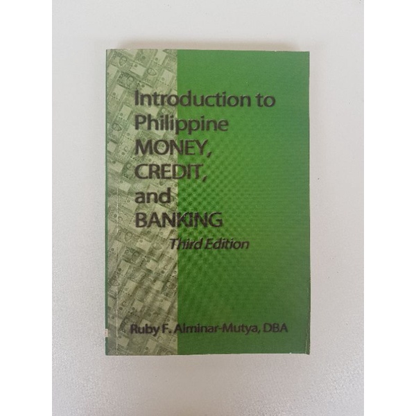 Introduction to Philippine Money, Credit and Banking Paperback Shopee