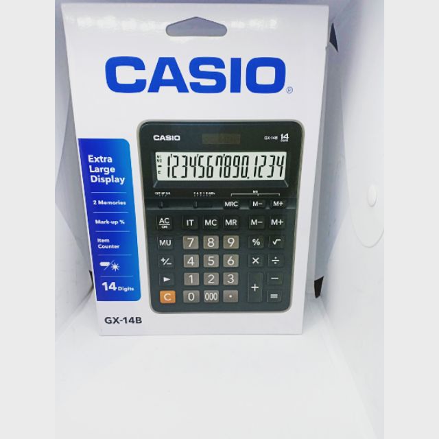 Original Casio Big Size Calculator GX14B / GX14B / GX 14B Shopee