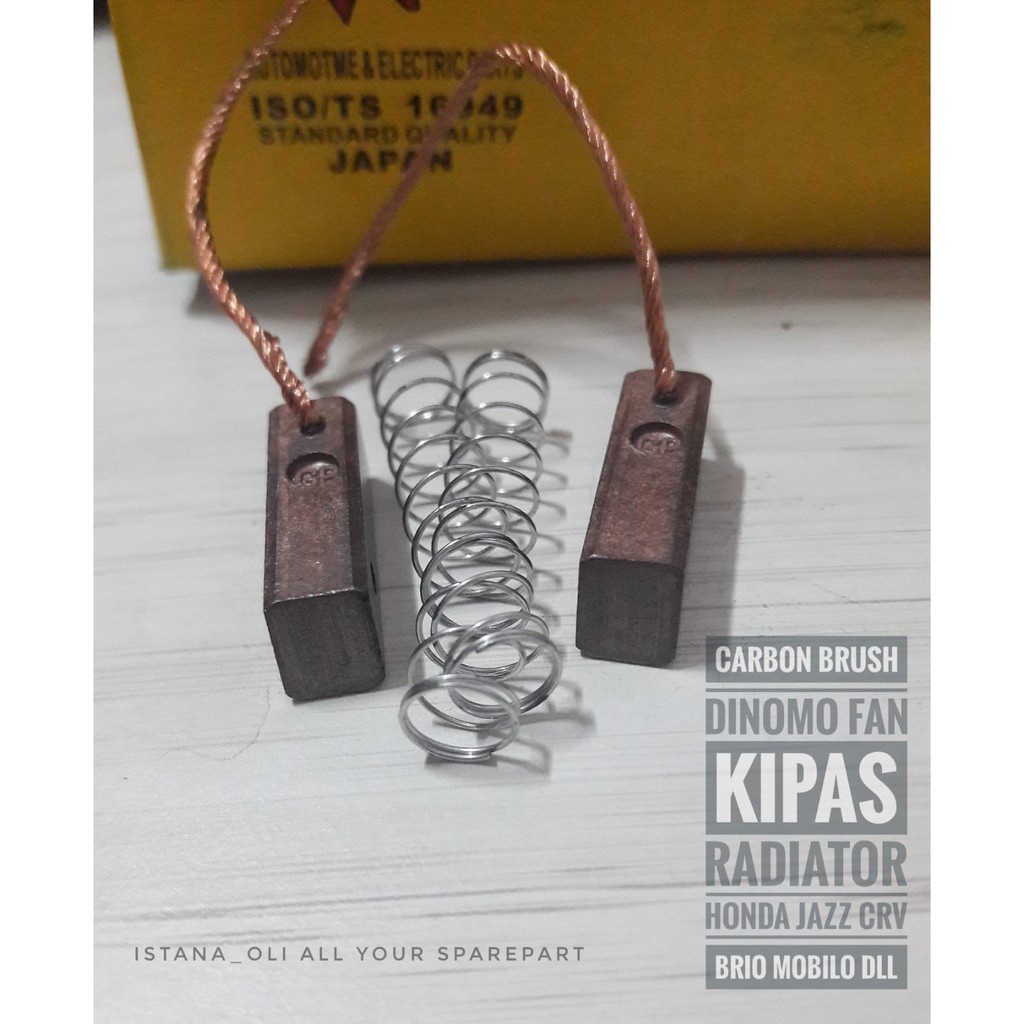 Charcoal Carbon Carbon Brush Dynamo Motor fan Radiator fan Honda Jazz