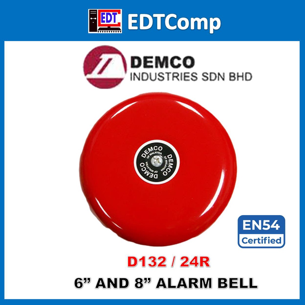 Demco Fire Alarm Bell 6" 24V Motorized Bell Shopee Philippines