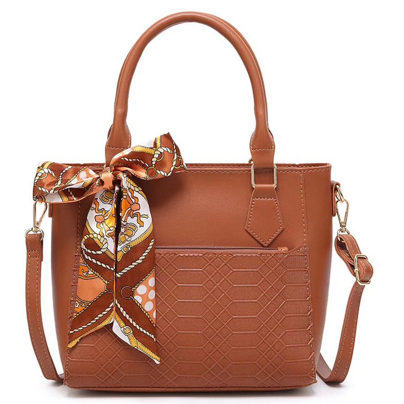 Korean Leather Sling Bag Shoulder Bag Scarf Shopee Philippines