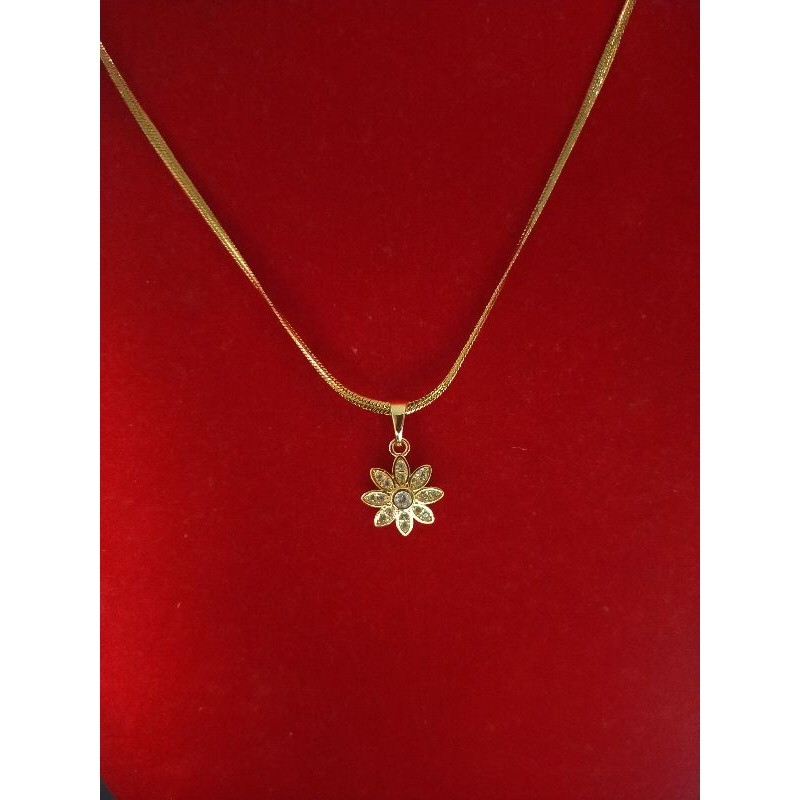 Jasmine Flower Necklace by DAV Jewelries Shopee Philippines