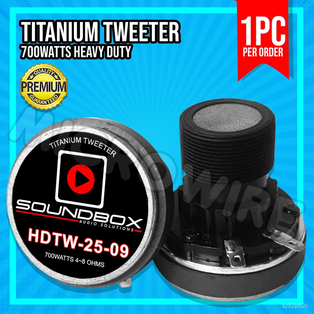 SOUNDBOX 700W Universal Titanium Tweeter Compression Tweeter Big