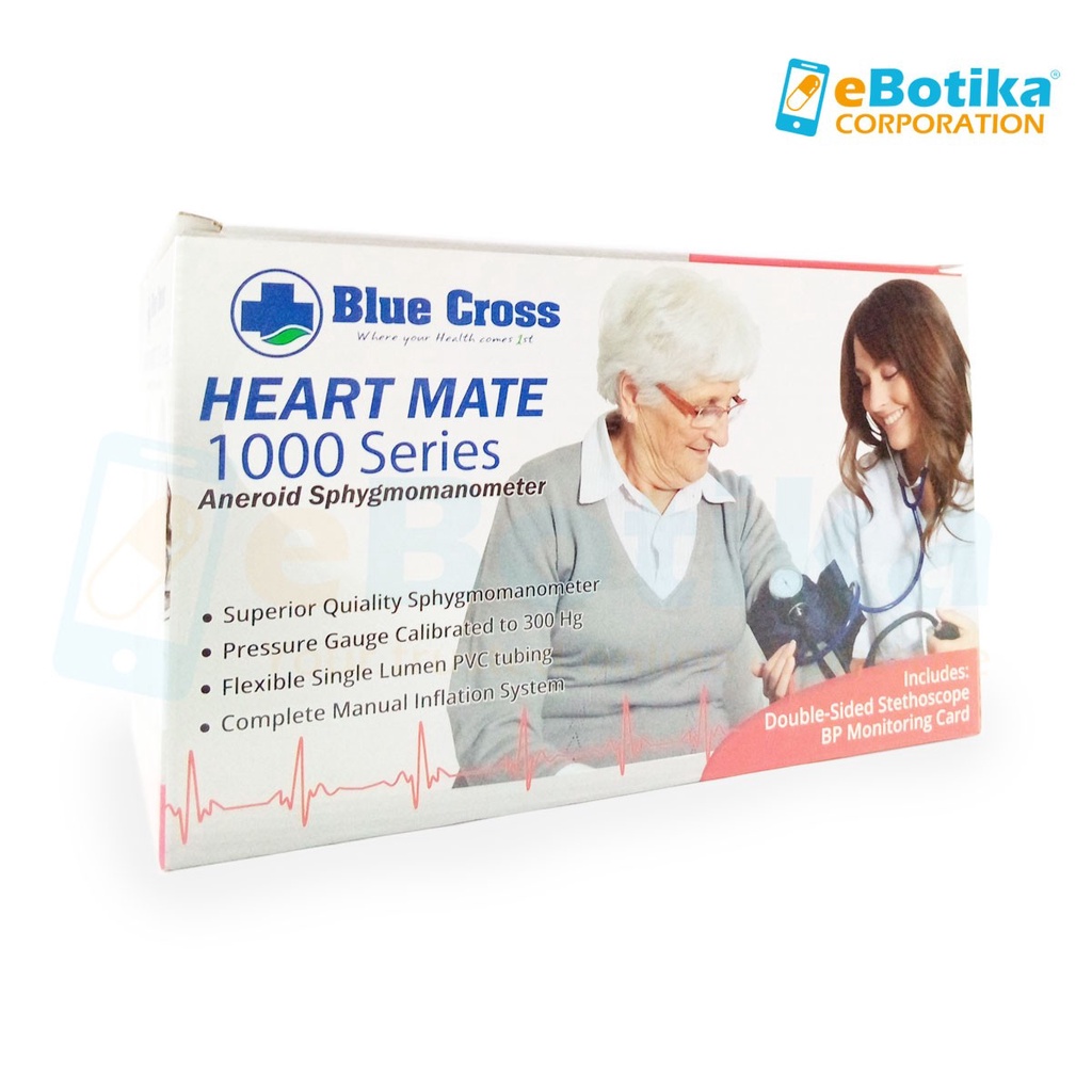 BLue Cross Aneroid Sphygmomanometer (Manual BP Monitoring) Shopee