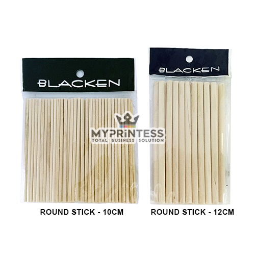 MYPRINTESS BLACKEN ROUND WOOD STICK (10cm / 12cm) Shopee Philippines