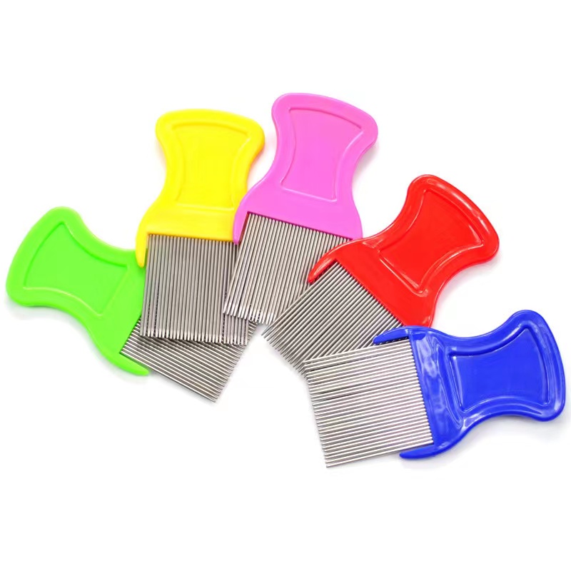 Lice Comb Flea Comb For Cats Dog Comb Pet Comb Set Metal Fine Tooth