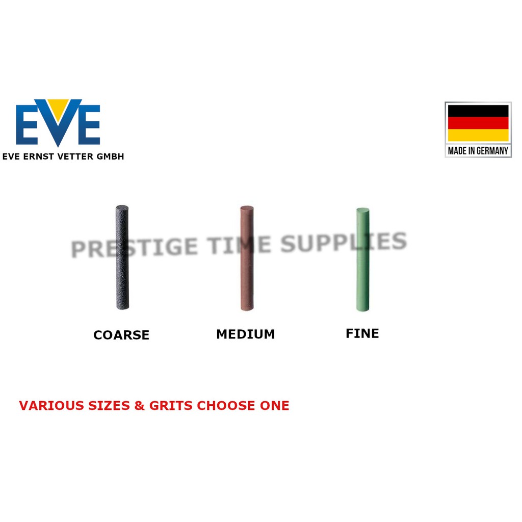 EVE Germany EVEFLEX Mini Abrasive Pin Polisher Unmounted Various Grits