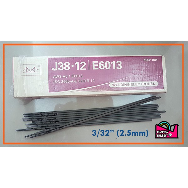 (PER PIECE) Golden Bridge Welding Rod 6013 3/32" Shopee Philippines