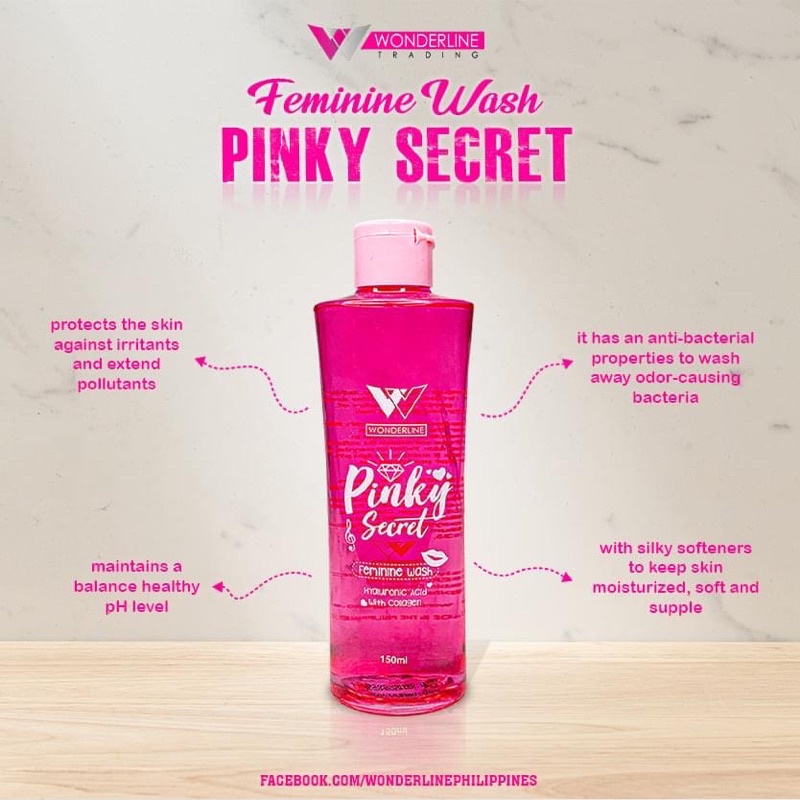 Pinky Secret Feminine Wash 150ml (New Packaging & 100 authentic