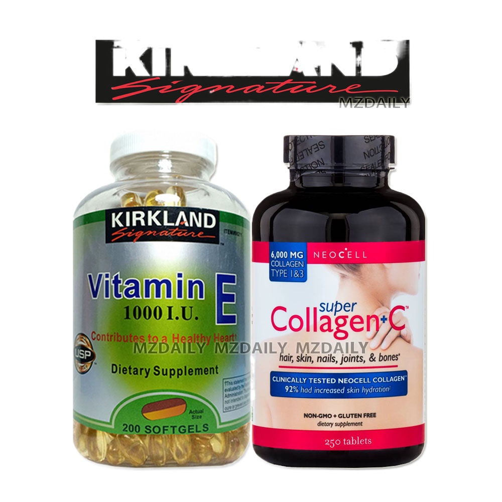 NEWln stock（ 2 in 1 ）Kirkland Vitamin E 1000 I.U. 200 Softgels