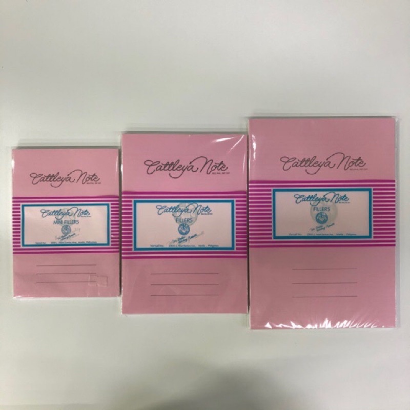 5pcs CATTLEYA Notebook Filler Mini / Big 7" x 10" Assorted Colors