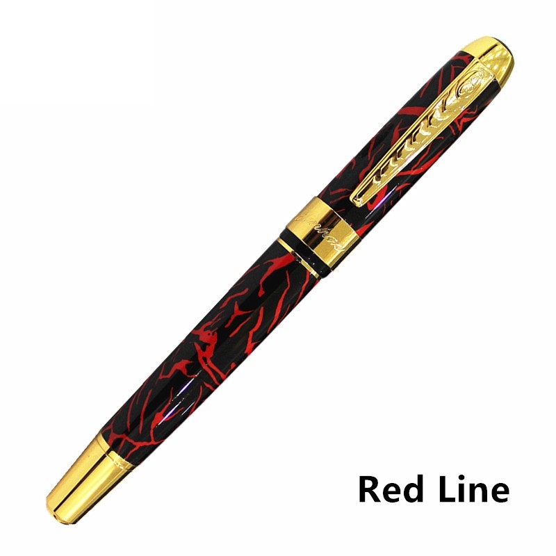 PenLab Jinhao Gold Arrow Fountain Pen Luxury Color Barrel Steel Metal