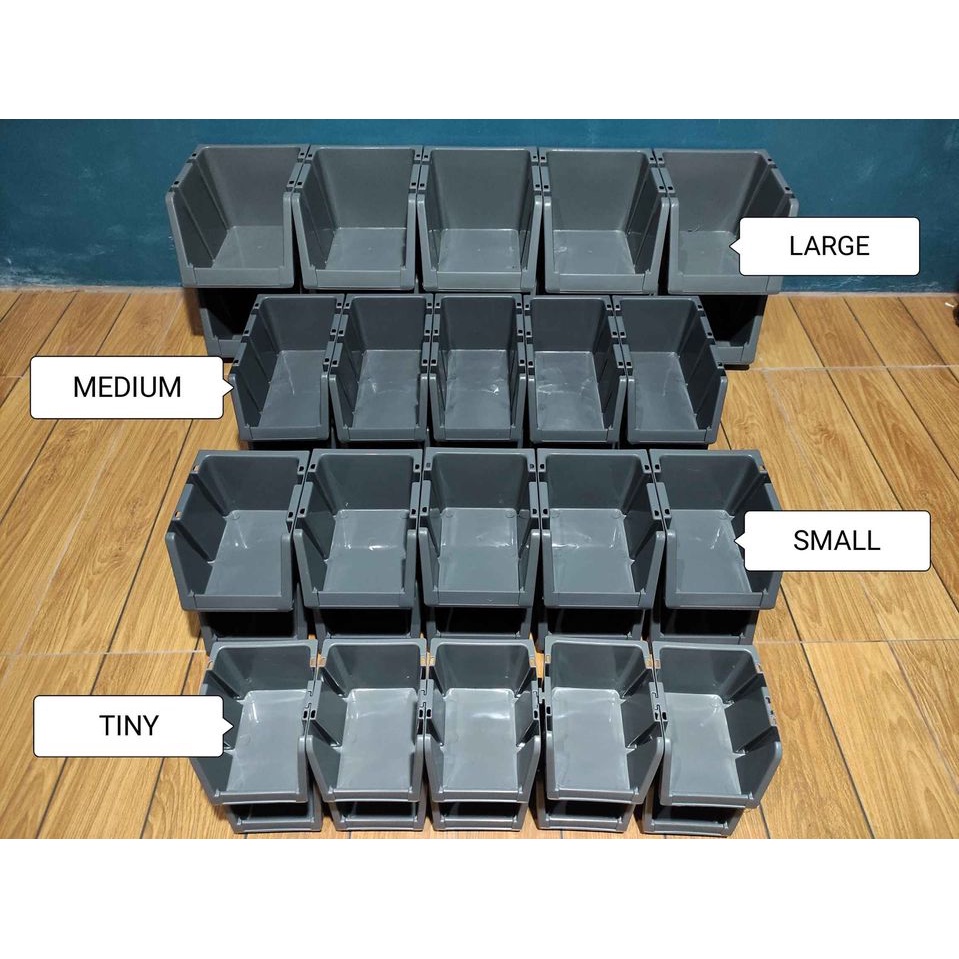 Different Sizes Storage Boxes Stackable Bins Boxes Storage Organizer