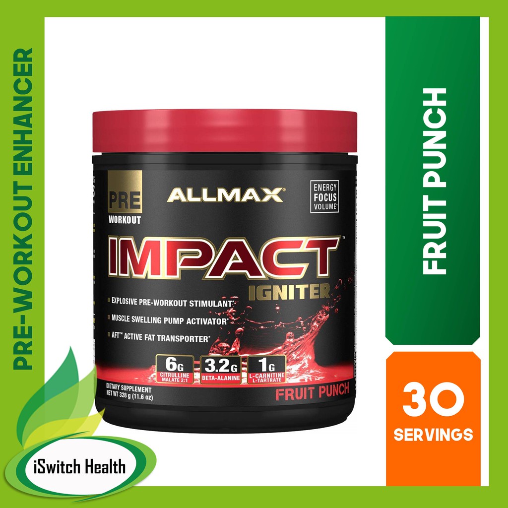 All Max Nutrition Impact Igniter PreWorkout 30 Servings Preworkout