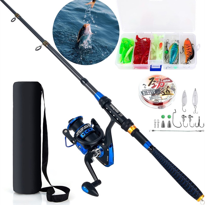 Fishing rod set original fishing rod and reel set fishing rods full set
