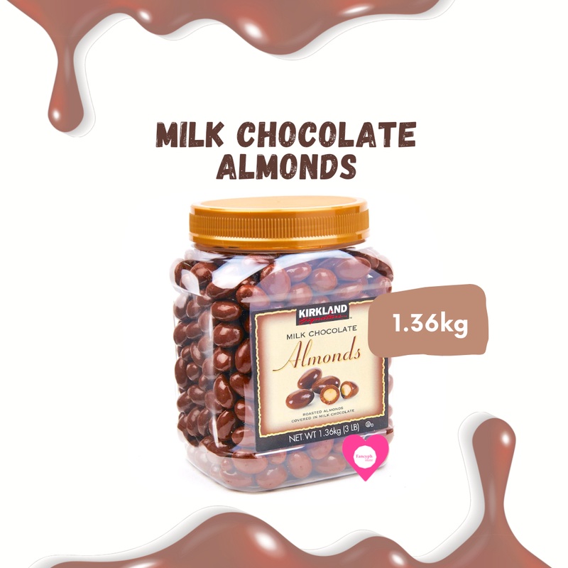 Kirkland Signature Milk Chocolate Almonds 1.36kg Shopee Philippines