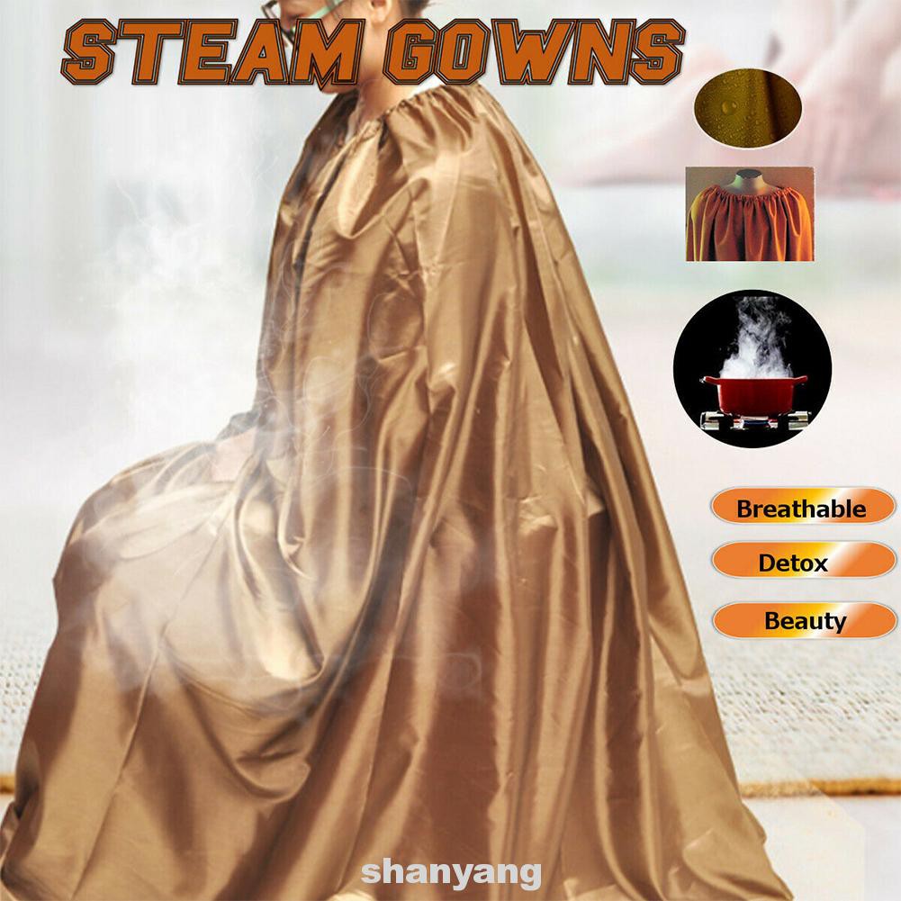 Soft Waterproof Fabric Yoni Steam Gown Spa Fumigation Bath Robe Sauna