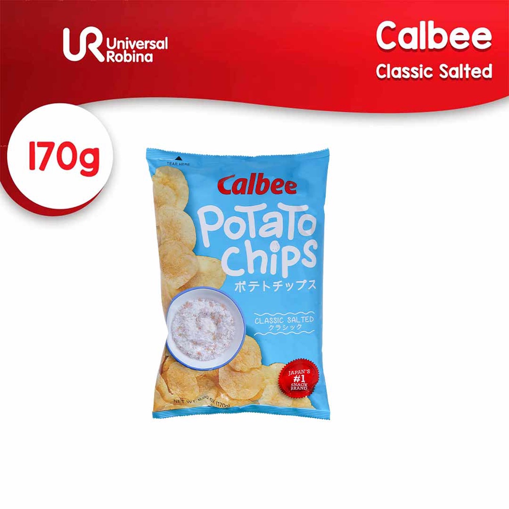 Calbee Potato Chips Classic Salted (170g) Shopee Philippines