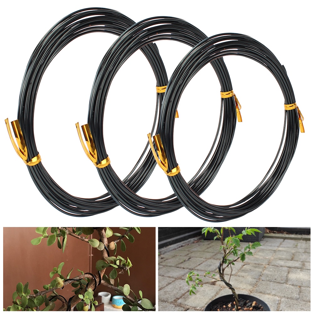 Anodized Aluminum Bonsai Training Wire 4 Rolls Bonsai Wires With 3