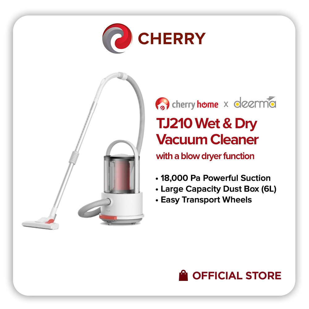 Cherry x Deerma Wet & Dry Vacuum Cleaner (TJ210) Shopee Philippines