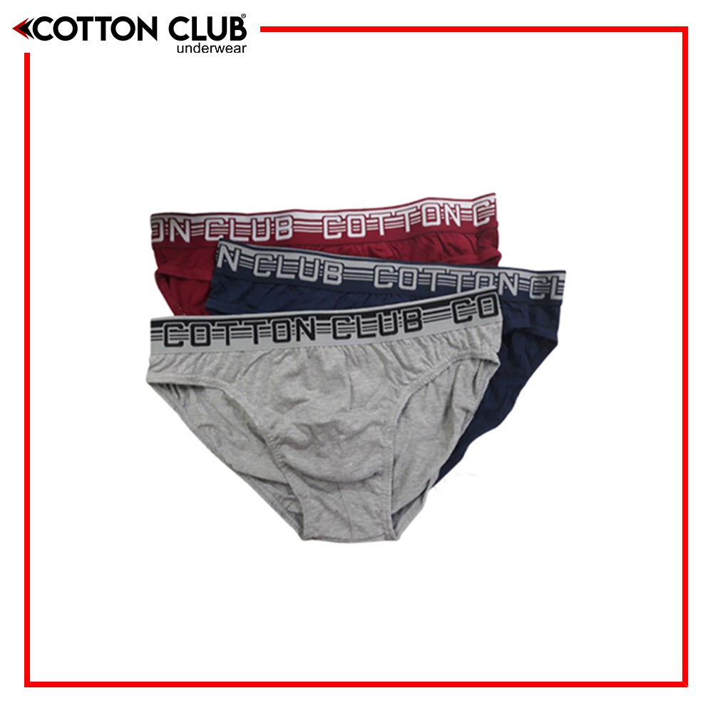 Cotton Club Outside Garter Brief Assorted (3 in 1) CC285C Shopee