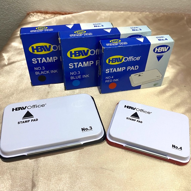 HBW Stamp Pad No.2 / No.3 / No.4 Stamp pad with Ink Shopee Philippines