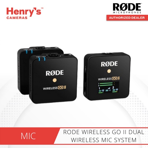 Rode Wireless Go II Dual Channel Microphone System Lapel Shopee