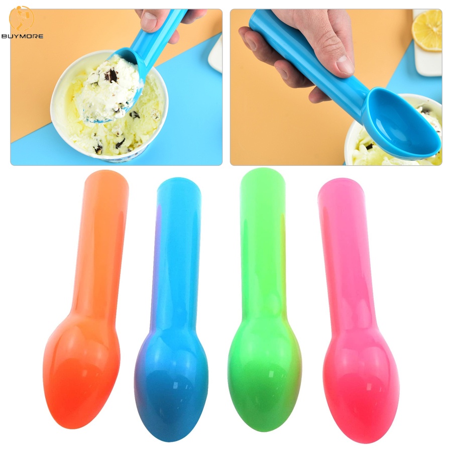 JJ Plastic Ice Cream Scoop Nonstick AntiFreeze Ice Cream Spade