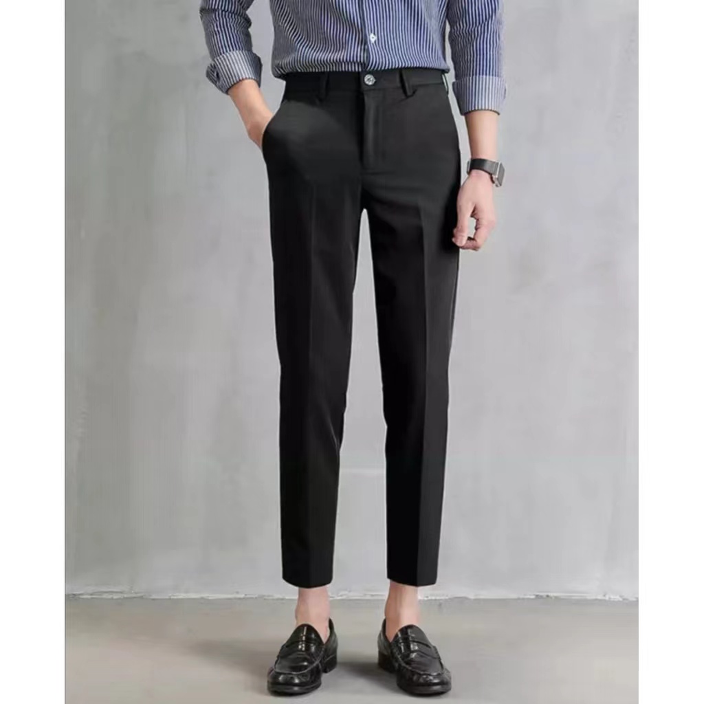 SRR Men's Pants Korean Fashion Suit Pants Casual Trousers (COD) 28 To