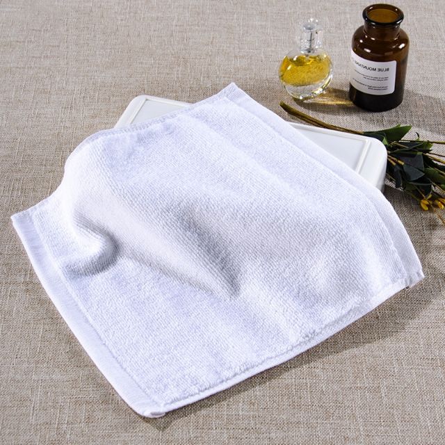 12pcs Cotton Plain White square Face Towel Shopee Philippines