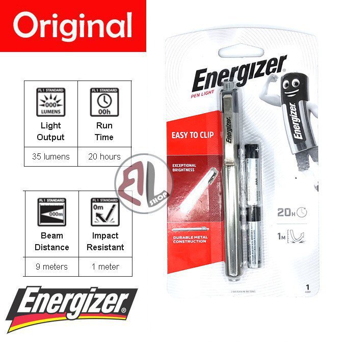 Original Energizer 100 Lumens LED Penlight Torch Light Pen Type Shopee Philippines