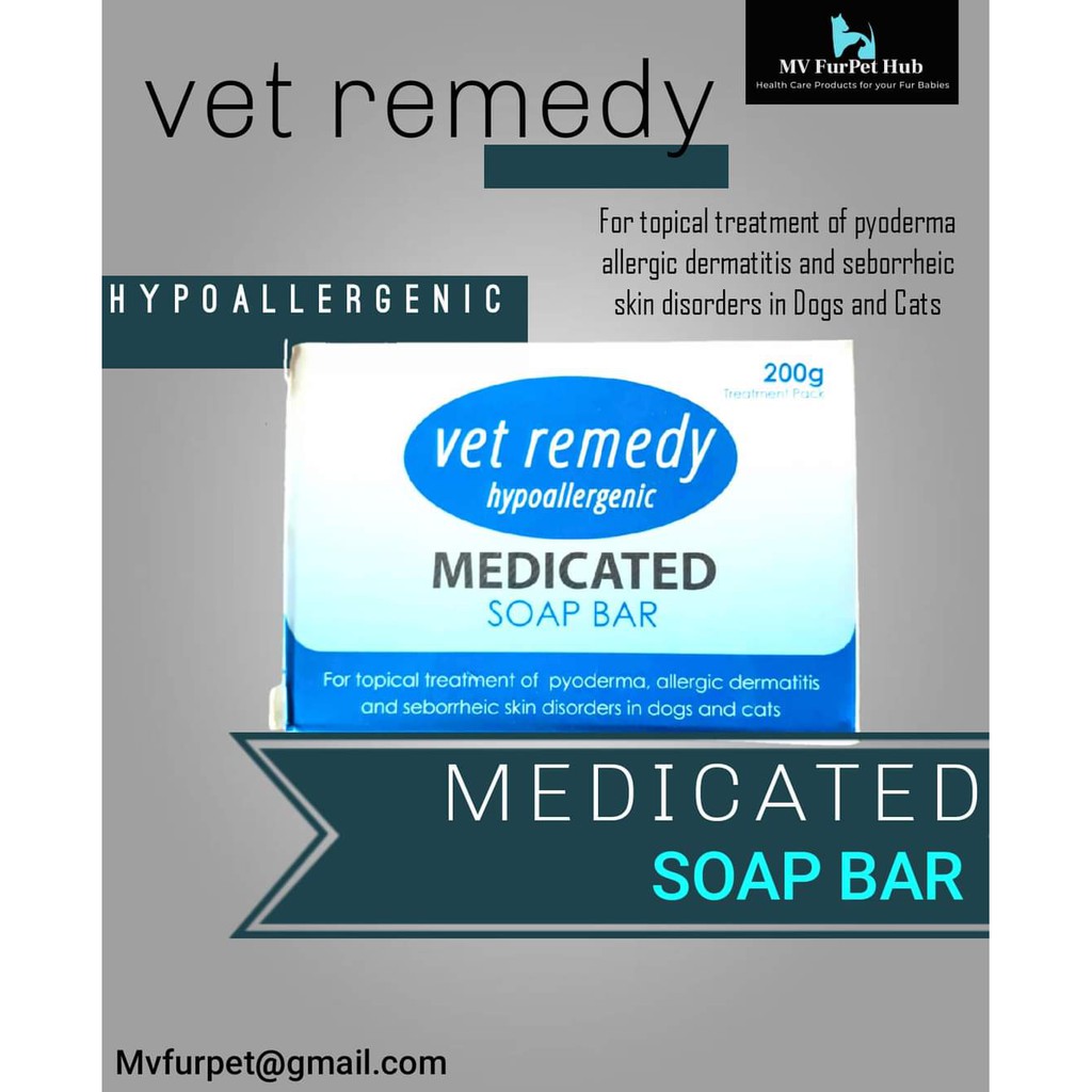 Vet Remedy Medicated Soap for cats and dogs 200grams Shopee Philippines