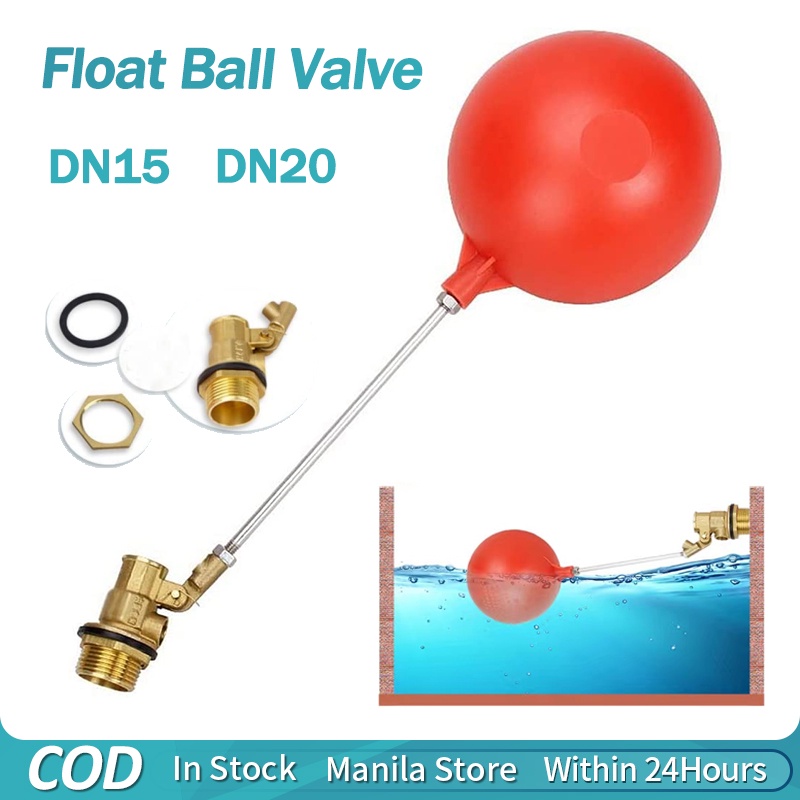 DN15/DN20 Brass Float Valve Assembly Automatic water level control
