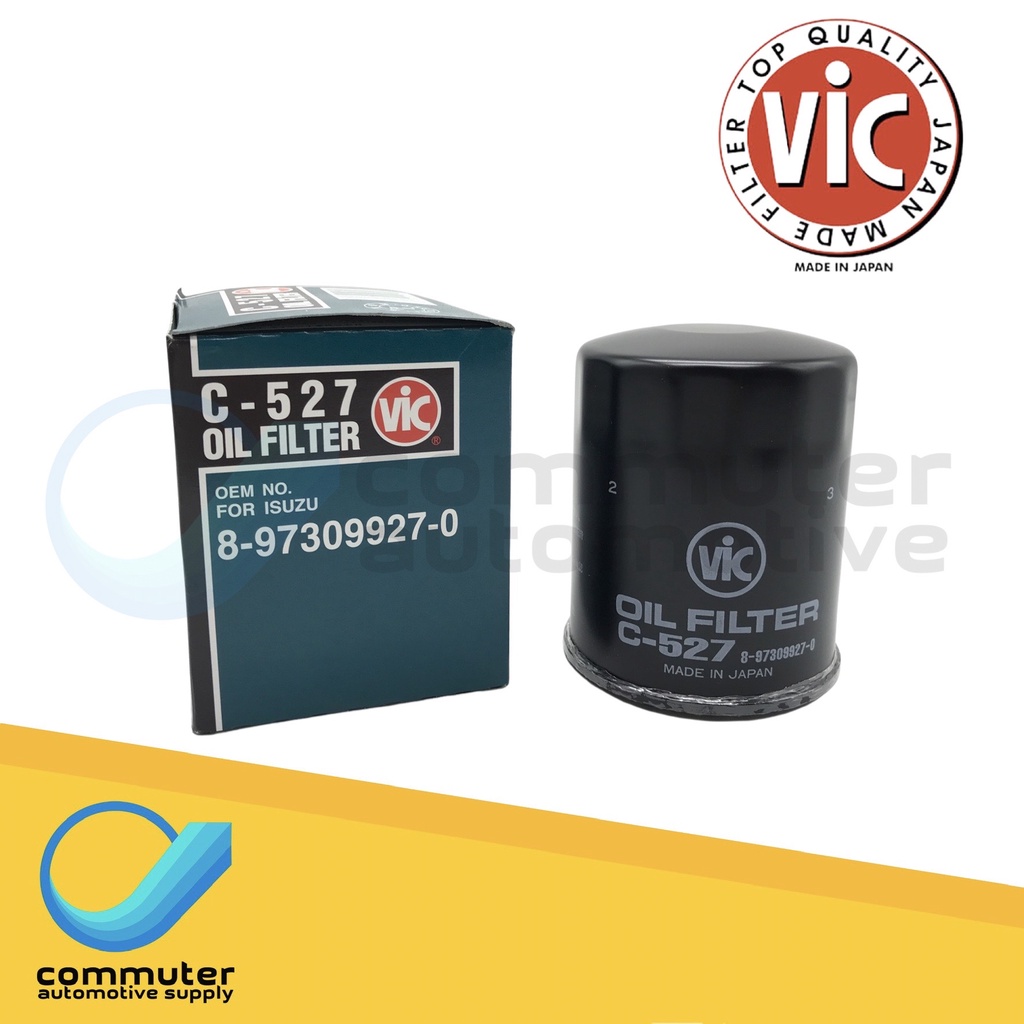 [C527] VIC Oil Filter Isuzu Crosswind Sportivo, Isuzu DMax, Isuzu