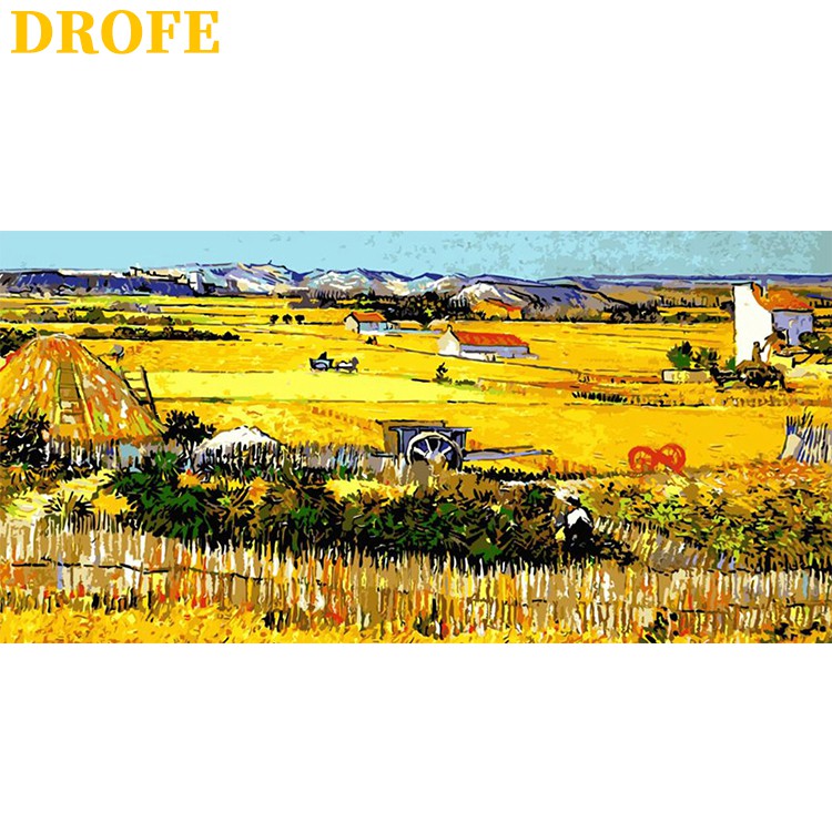 DROFE 40x50cm Van Gogh's Famous Paintings Paint By Numbers Unframed