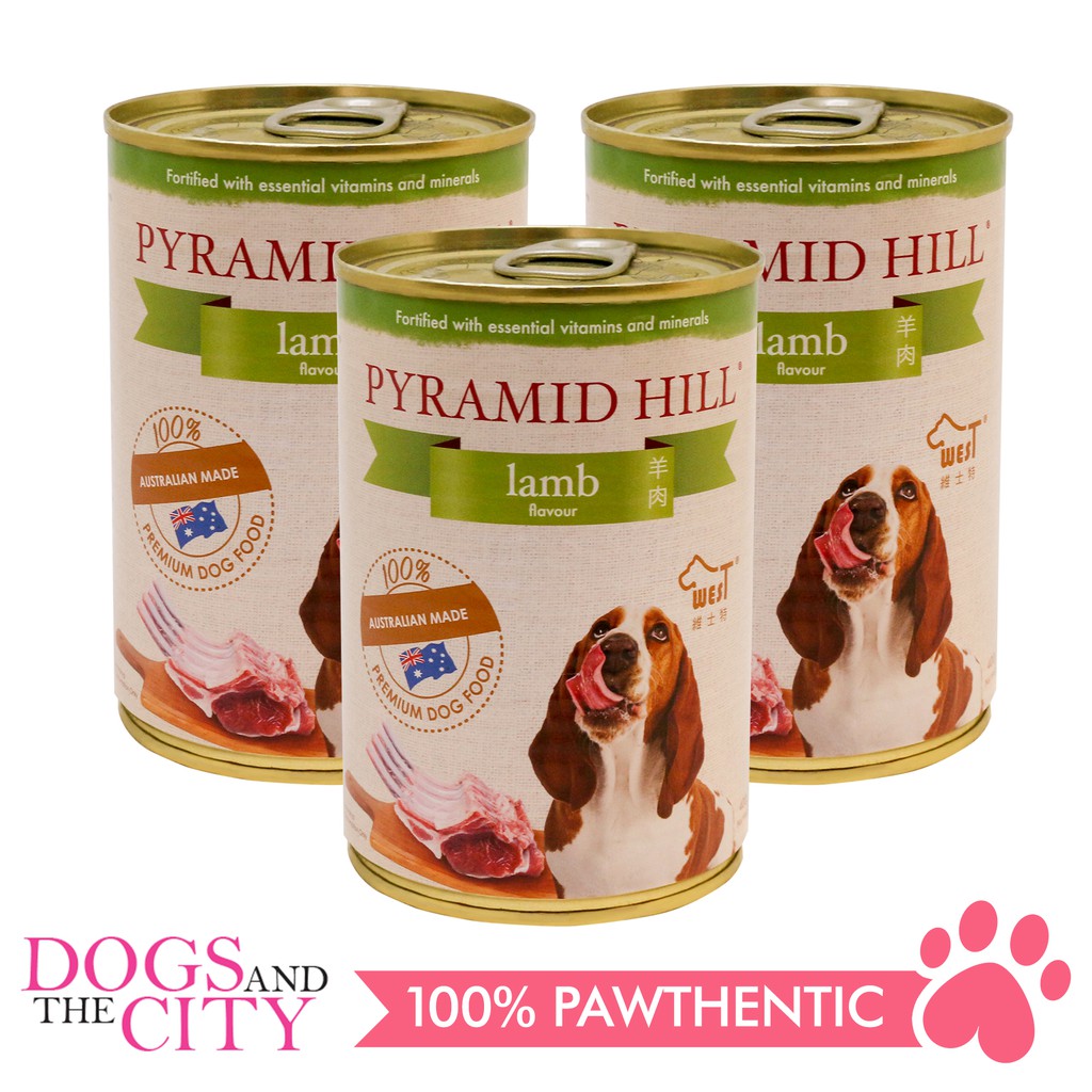 Pyramid Hill Lamb 400g Wet Canned Food for Dog (Set of 3 cans) Shopee Philippines