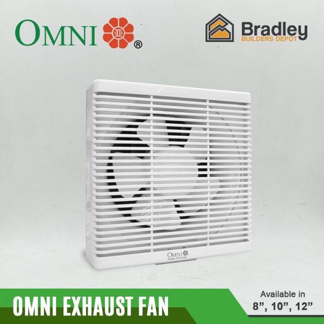 Omni Wall Mount Exhaust Fan (8", 10", 12") Shopee Philippines