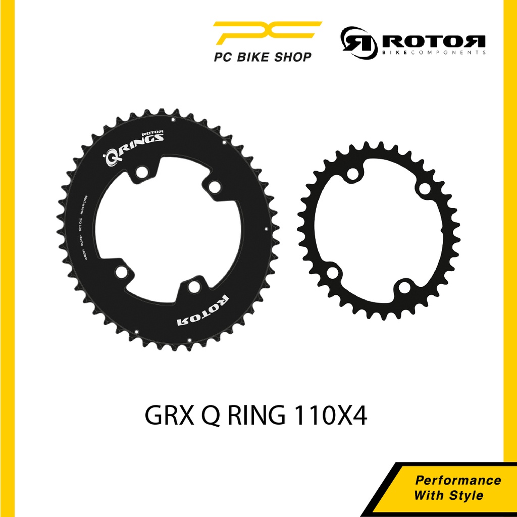 Rotor Q Ring Shimano GRX Oval Chainring 48/31(ONLY FOR GRX CRANK