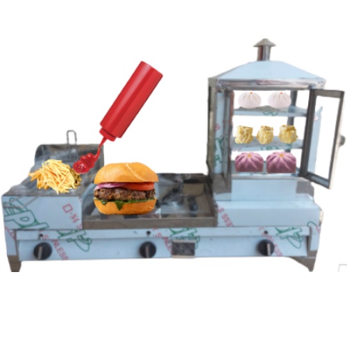 COD 3IN1 BURGER GRILLER, SINGLE DEEP FRYER AND 3 LAYER SIOMAI STEAMER